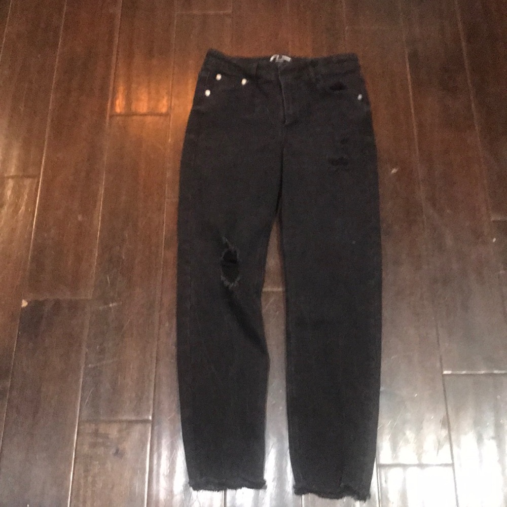 Girls boyfriend black jeans